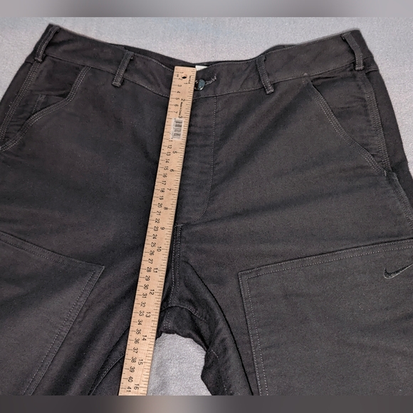 Nike Life Mens Chamois Double Knee Work Pants Black Size 34 New NWT $155 - Picture 13 of 16
